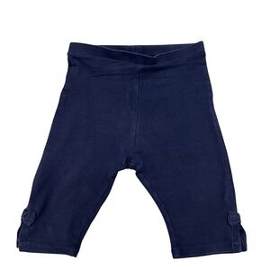 Zara| Kids Blue Elastic Waistband Cropped Leggings - Size 12-18 months